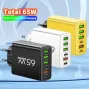 kf-Saa62c1ea716741d7b69d06208b56bc66z-Total-65W-USB-C-Charger-Muti-6-Ports-Fast-Charging-QC3-0-Type-C-Mobile-Phone